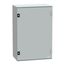 Wall Mounted Polyester Electrical Enclosure, Thalassa PLM, Plain Door, 647x436x250mm, LP66, IK10, RAL7035