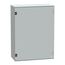 Wall Mounted Polyester Electrical Enclosure, Thalassa PLM, Plain Door, 847x636x300mm, LP66, IK10, RAL7035