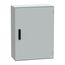 Wall Mounted Polyester Enclosure, Thalassa PLM, Plain Door, w/Handle, 847x636x300mm, LP66, IK10, RAL7035