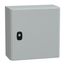 Wall Mounted Steel Electrical Enclosure, Spacial S3DC, Plain Door, no Mounting Plate, 300x300x150mm, LP66, IK10