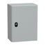 Wall Mounted Steel Electrical Enclosure, Spacial S3DC, Plain Door, no Mounting Plate, 400x300x200mm, LP66, IK10