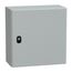 Wall Mounted Steel Electrical Enclosure, Spacial S3DC, Plain Door, no Mounting Plate, 400x400x200mm, LP66, IK10