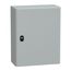 Wall Mounted Steel Electrical Enclosure, Spacial S3DC, Plain Door, no Mounting Plate, 500x400x200mm, LP66, IK10