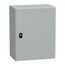 Wall Mounted Steel Electrical Enclosure, Spacial S3DC, Plain Door, no Mounting Plate, 500x400x250mm, LP66, IK10