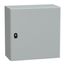 Wall Mounted Steel Electrical Enclosure, Spacial S3DC, Plain Door, no Mounting Plate, 500x500x250mm, LP66, IK10