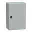 Wall Mounted Steel Electrical Enclosure, Spacial S3DC, Plain Door, no Mounting Plate, 600x400x250mm, LP66, IK10