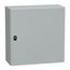 Wall Mounted Steel Electrical Enclosure, Spacial S3DC, Plain Door, no Mounting Plate, 600x600x250mm, LP66, IK10