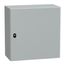 Wall Mounted Steel Electrical Enclosure, Spacial S3DC, Plain Door, no Mounting Plate, 600x600x300mm, LP66, IK10
