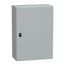 Wall Mounted Steel Electrical Enclosure, Spacial S3DC, Plain Door, no Mounting Plate, 700x500x250mm, LP66, IK10