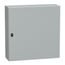 Wall Mounted Steel Electrical Enclosure, Spacial S3DC, Plain Door, no Mounting Plate, 800x800x250mm, LP66, IK10
