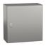 Wall Mounted Electrical Enclosure, Spacial S3x, Stainless Steel 304L, Plain Door, 400x400x200mm, LP66