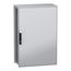 Floor Standing Modular Electrical Enclosure, PanelSet SFN, Decarbonized Steel, Mounting Plate, 1200x800x400mm, IP55