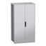 Floor Standing Modular Electrical Enclosure, PanelSet SFN, Decarbonized Steel, Plate, 1800x1000x600mm, 2 Doors, IP55