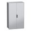 Floor Standing Modular Electrical Enclosure, PanelSet SFN, Decarbonized Steel, Plate, 2000x1200x600mm, 2 Doors, IP55