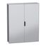 Floor Standing Modular Electrical Enclosure, PanelSet SFN, Decarbonized Steel, Plate, 2000x1600x400mm, 2 Doors, IP55