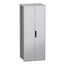 Floor Standing Modular Electrical Enclosure, PanelSet SFN, Decarbonized Steel, Plate, 2000x800x600mm, 2 Doors, IP55