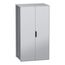Floor Standing Modular Electrical Enclosure, PanelSet SFN, Decarbonized Steel, Plate, 2200x1200x800mm, 2 Doors, IP55