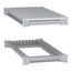 Bottom and Top Frame, PanelSet SFN, for Electrical Enclosure W300 D600mm, Roof Included