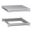 Bottom and Top Frame, PanelSet SFN, for Electrical Enclosure W400 D500mm, Roof Included