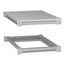 Bottom and Top Frame, PanelSet SFN, for Electrical Enclosure W400 D600mm, Roof Included