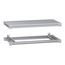 Bottom and Top Frame, PanelSet SFN, for Electrical Enclosure W800 D400mm, Roof Included