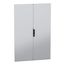 Double Plain Door, PanelSet SFN, Spacial SM, for Electrical Enclosure H1800xw1200mm