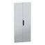 Double Plain Door, PanelSet SFN, Spacial SM, for Electrical Enclosure H1800xw800mm