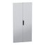 Double Plain Door, PanelSet SFN, Spacial SM, for Electrical Enclosure H2000xw1000mm