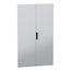 Double Plain Door, PanelSet SFN, Spacial SM, for Electrical Enclosure H2000xw1200mm