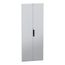 Double Plain Door, PanelSet SFN, Spacial SM, for Electrical Enclosure H2000xw800mm