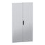 Double Plain Door, PanelSet SFN, Spacial SM, for Electrical Enclosure H2200xw1200mm