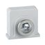 Plastic Nut and Self Taping Screw Placed In The Notches of PLM Enclosure for Din Rail
