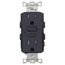 Claro 15A Self Test Tamper Resistant Duplex Receptacle (Deep Sea)