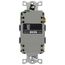 Claro 15A Self Test Tamper Resistant Duplex Receptacle (Deep Sea)