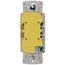 Claro 15A Duplex Receptacle, Satin (Pumice)