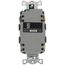 Claro 20A Self Test Tamper Resistant Duplex Receptacle (Deep Sea)