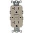 Claro 20A Self Test Tamper Resistant Duplex Receptacle (Pumice)