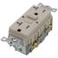 Claro 20A Self Test Tamper Resistant Duplex Receptacle (Pumice)