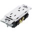 Claro 15A Tamper-Resistant Duplex Receptacle, Satin (Snow)