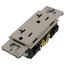 Claro 20A Tamper-Resistant Duplex Receptacle, Satin (Taupe)