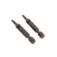 1/4" #1 Square Head Chuck Driver Insert Bit, 1-3/4" Long (Pack of 2)