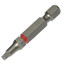 1/4" #2 Square Head Chuck Driver Insert Bit, 1-3/4" Long (Pack of 2)