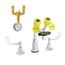 SEF-1800-CA Eyesaver Laboratory Widespread Faucet with Integrated Eyewash, Mixing Valve 2.2 gpm