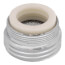 15/16" x Male 55/64" Female x 3/4" Male Hose Chrome Aerator Adaptor w/ Washer