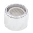 Slotless Chrome Female Faucet Aerator w/ Washer, 2.2 GPM