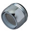 2.2 GPM Slotless Male Thread Faucet Aerator w/ Washer (Chrome)