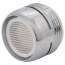 2.2 GPM Slotted Male Thread Faucet Aerator w/ Washer (Chrome)
