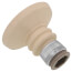 Slotless Chrome/White Male x Female Faucet Spray Aerator w/ Washer, 2.2 GPM