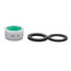 Green/White Faucet Aerator Insert w/ 2 Washers, 1.5 GPM