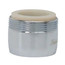 Slotless Chrome Male x Female Faucet Aerator w/ Washer, 1.0 GPM